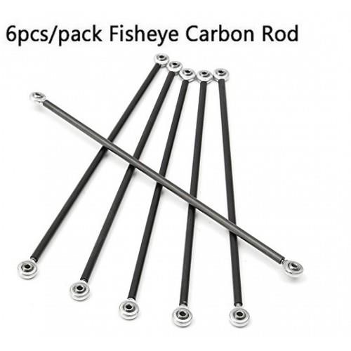 بازوهای فیبرکربن به همراه مفصل پرینتر سه بعدی دلتا M4X6X180mm